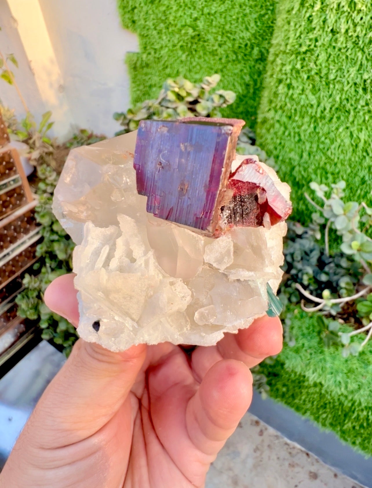 Tantalite, Indicolite Tourmaline, Morganite, Quartz and albite from Afghanistan, 244 gram