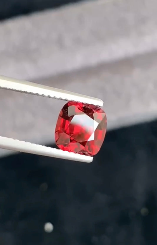 Vivid Red Spinel Gemstone, 2.05 carats From Burma