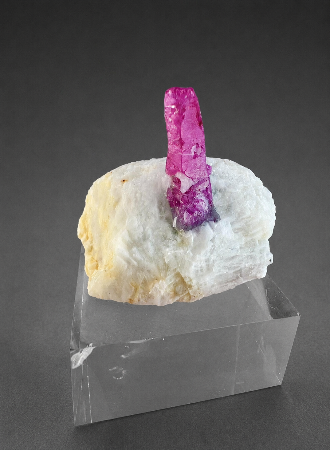 Natural Ruby Crystal on Matrix from Jegdalek Afghanistan – Collector Mineral Specimen, 47 gram