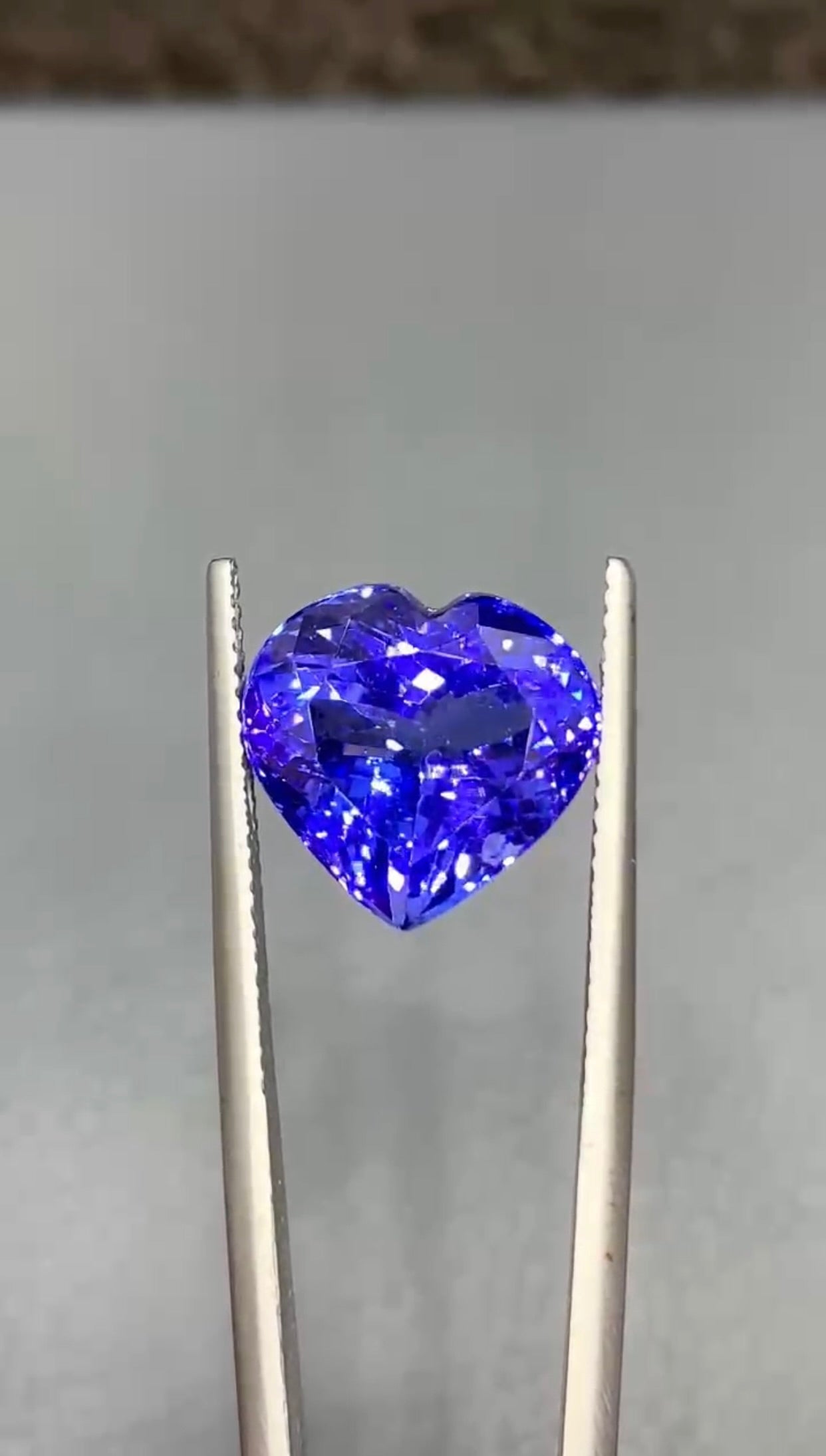 Tanzanite Gemstone, Flawless Loupe Clean, Tanzanite Loose Stone, Tanzanite Jewelry, Perfect Heart Shape Tanzanite Stone, 11.88 cts
