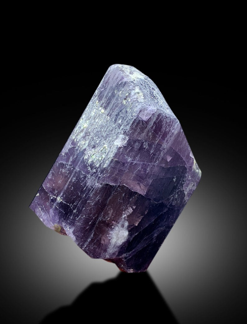 Rich Purple Color Scapolite Crystal, Scapolite Stone, Scapolite Specimen, Raw Mineral, Scapolite from Afghanistan - 394 gram