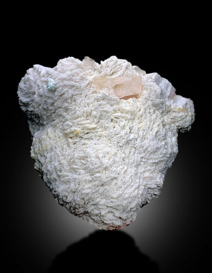 Natural Pink Colour Morganite with Topaz and Albite Mineral Specimen from Afghanistan - 4465 gram