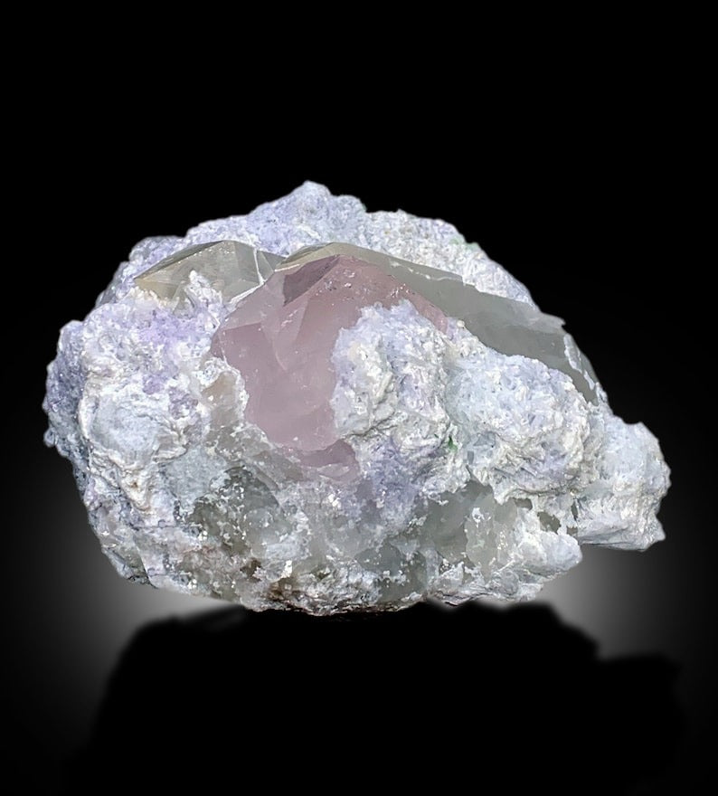 Pink Morganite With Microlite, Quartz and Cleavelandite Albite Mineral Specimen From Afghanistan - 643 gram