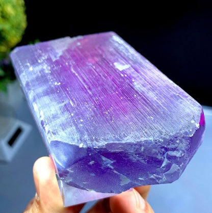 Natural Bicolor Kunzite Crystal, Kunzite Stone, Kunzite Specimen, Raw Mineral, Kunzite Crystal from Afghanistan - 291 gram