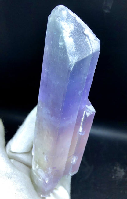 Bicolor Kunzite Crystal, Natural Kunzite, Kunzite stone, Pink Kunzite, Kunzite for sale, Raw Kunzite, Mineral Specimen, Healing Stone, 679g