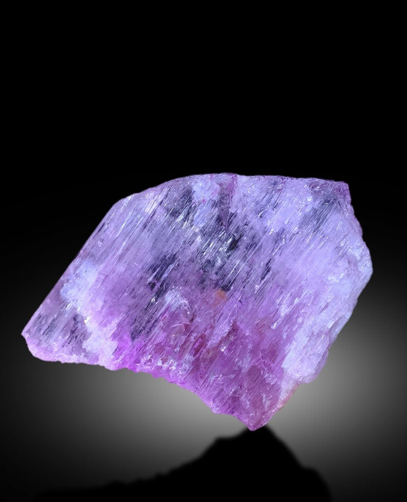 Mountain Shape Double Terminations Pink Kunzite Crystal From Afghanistan - 596 gram