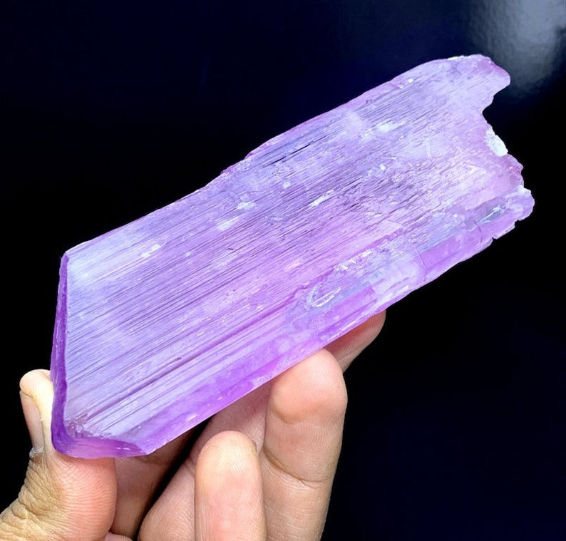 Natural Terminated Pink Kunzite Crystal From Afghanistan - 335 gram