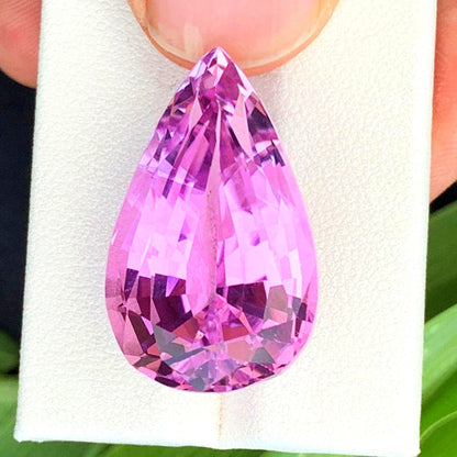 Blossom Pink Kunzite Gemstone, Pear Shape Kunzite Loose Gemstone, Flawless Kunzite For Jewelry Making, Wedding Jewelry Gemstone, 37 CT
