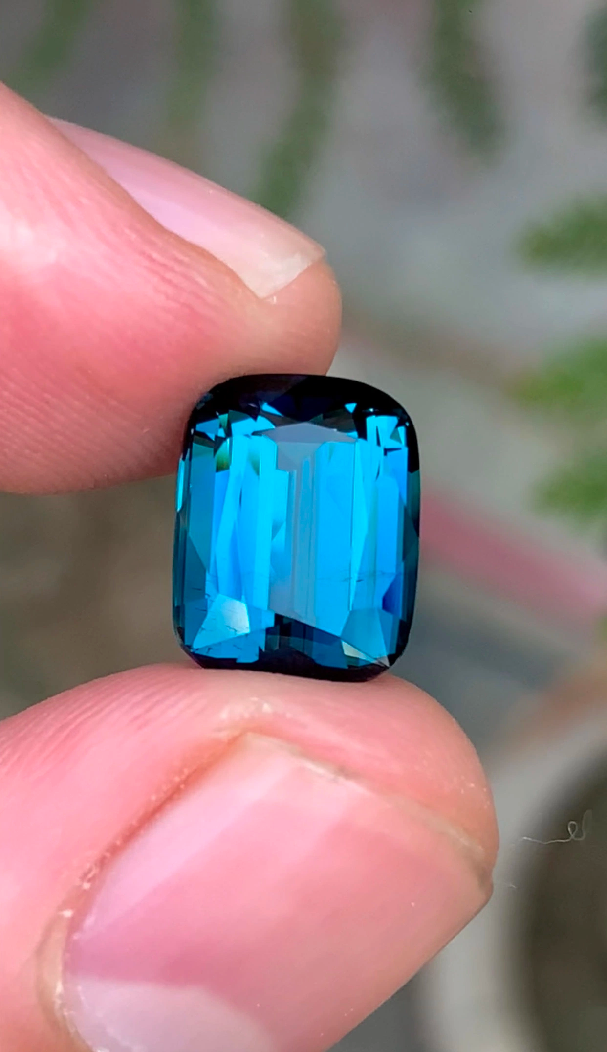 Tourmaline Gemstone 6.25 CT Exceptional Quality Rare Ink Blue Tourmaline