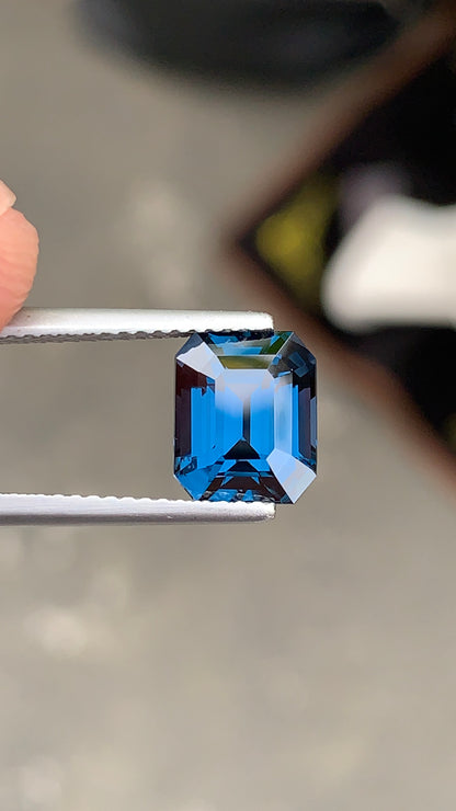 Bellerophon Certified Natural Blue Cobalt Spinel, 3.036 ct