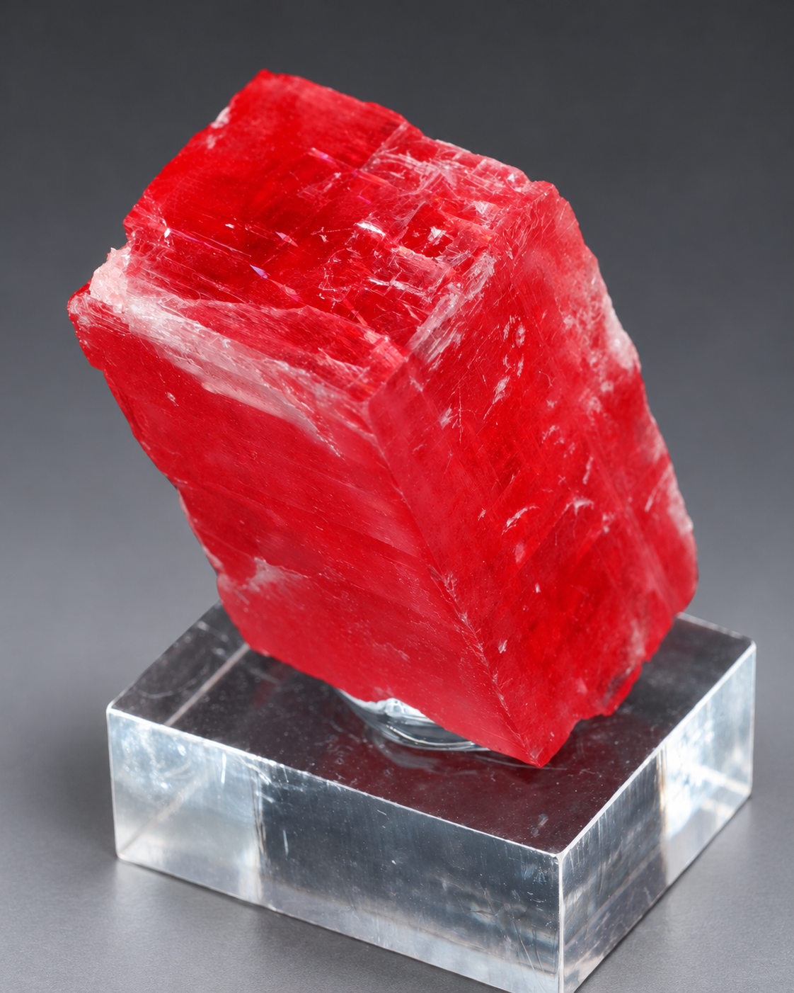 Cherry Red Rhodochrosite Crystal – Sweet Home Mine, Colorado, USA