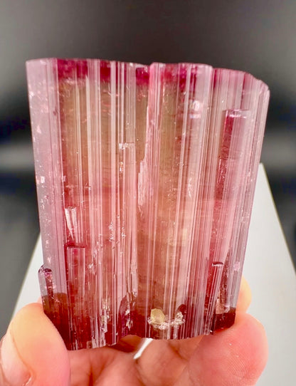 Red Tourmaline crystal from Afghanistan, 128 gram