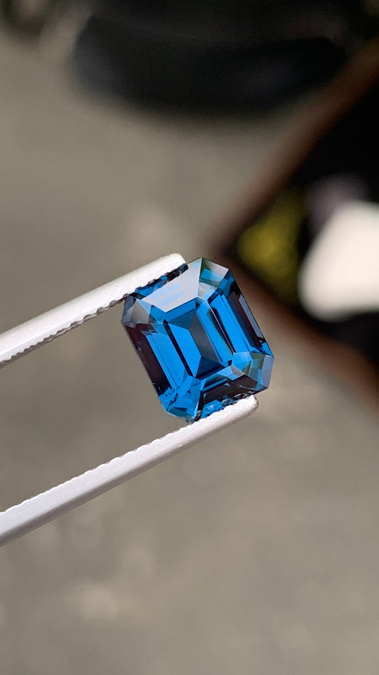 Bellerophon Certified Natural Blue Cobalt Spinel, 3.036 ct