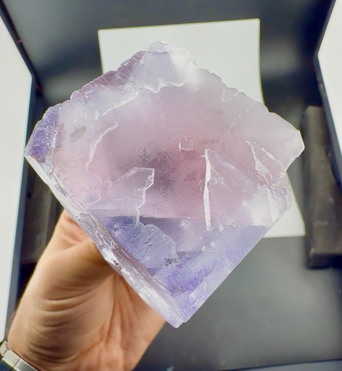 Fluorite on matrix from Afghanistan, 378 gram