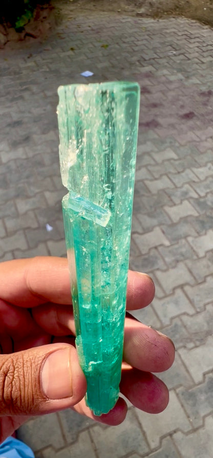 Vanadium Beryl , Nigerian Emerald, 58 gram