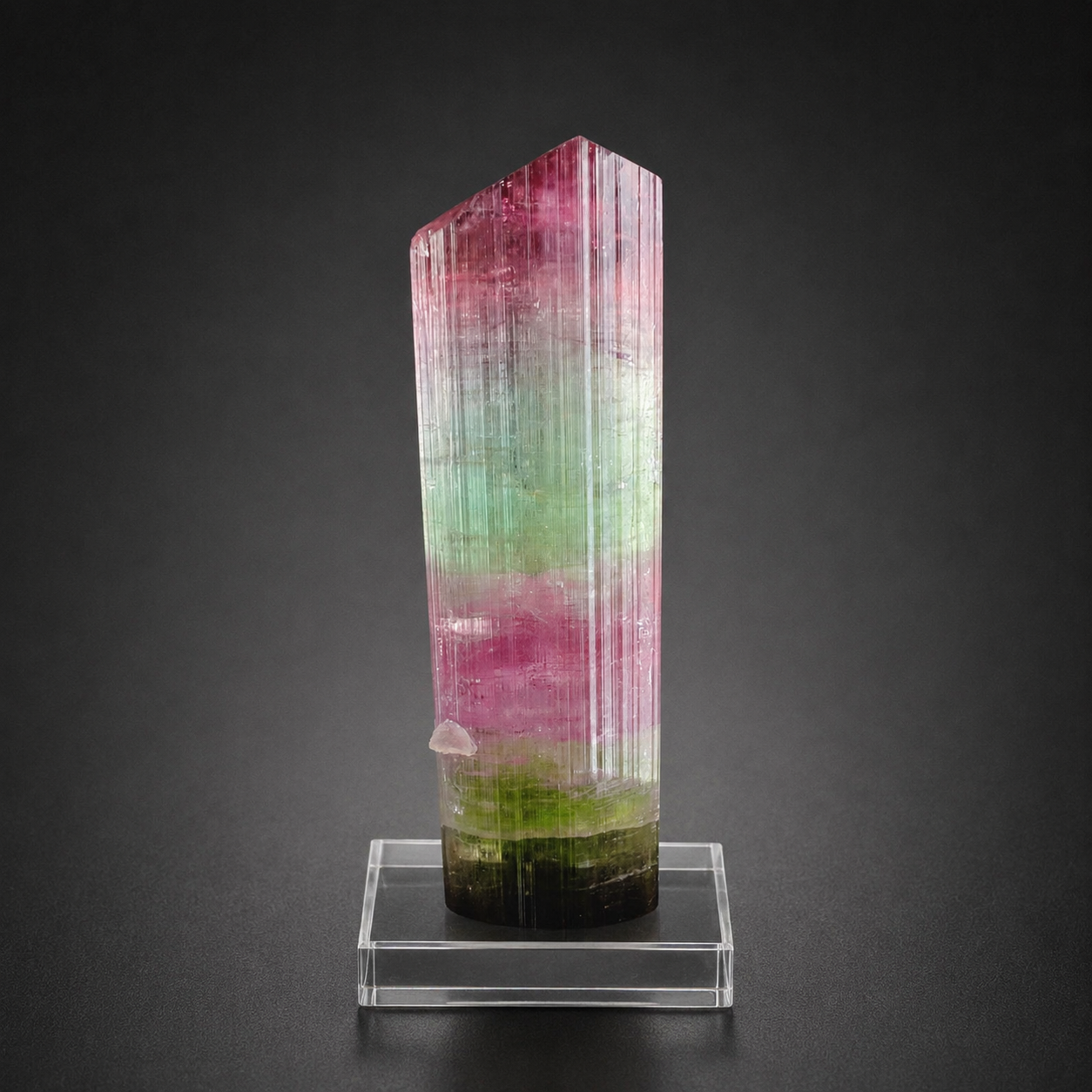 Multicolor Tourmaline Crystal from Paprok Afghanistan, 54 gram