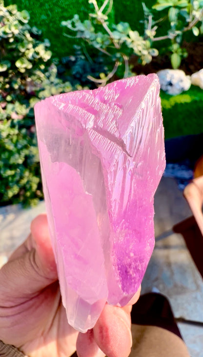 Pink Kunzite Crystal from Afghanistan, 160 gram
