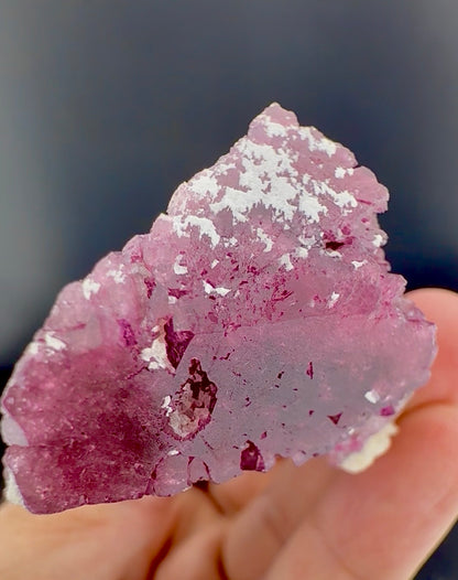 Blue Cap Tourmaline Crystal from Afghanistan, 213 gram