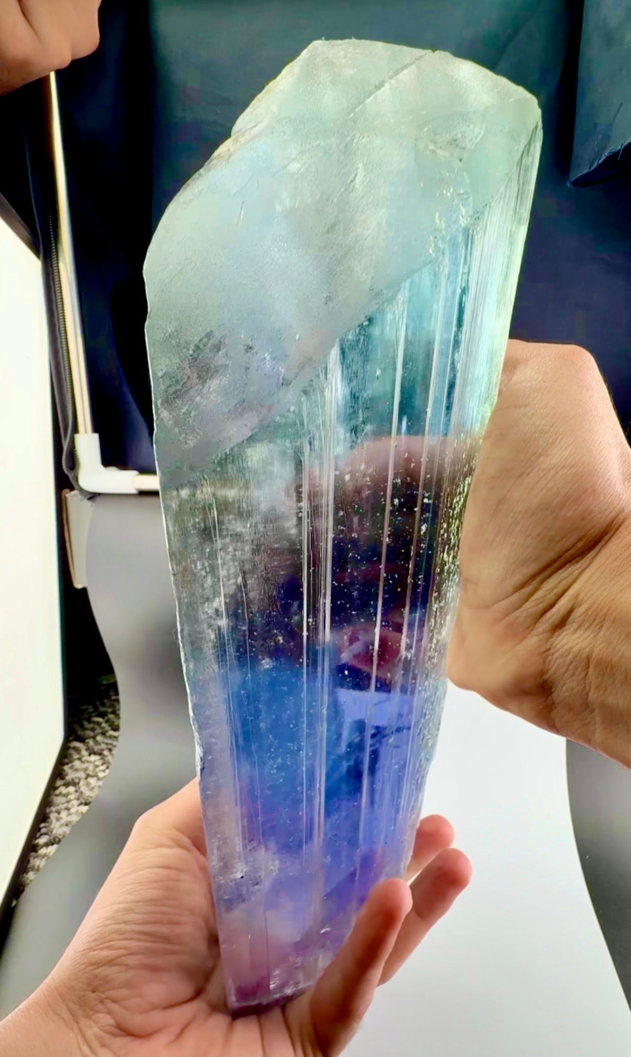 Spodumene Kunzite Crystal for Faceting - 4020 gram