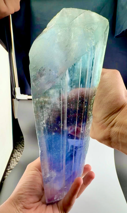 Spodumene Kunzite Crystal for Faceting - 4020 gram