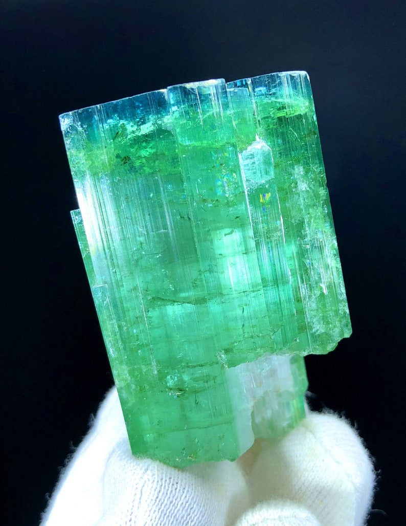 Natural Tourmaline | Tourmaline Crystal | Bluecap Tourmaline | Paprok Tourmaline | Afghan Tourmaline | Raw Tourmaline | Raw Stone | 100 Gram