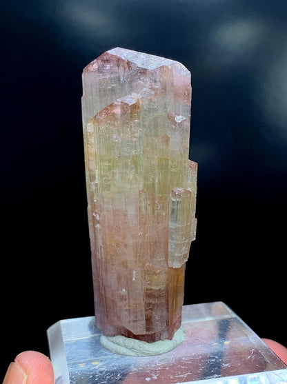 Tourmaline Crystal, Bicolor Tourmaline, Terminated Tourmaline, Tourmaline Gemstone, Tourmaline Crystal From Afghanistan - 63 Gram