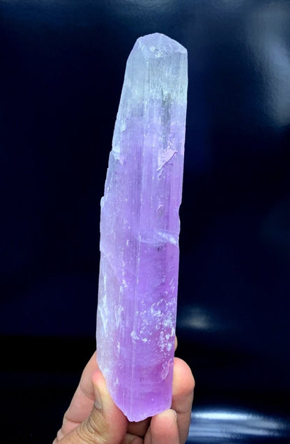 V Shape Terminated Bicolor Kunzite Crystal, Raw Mineral, Crystal Specimen, Kunzite Gemstone, Kunzite Crystal from Afghanistan - 363 gram