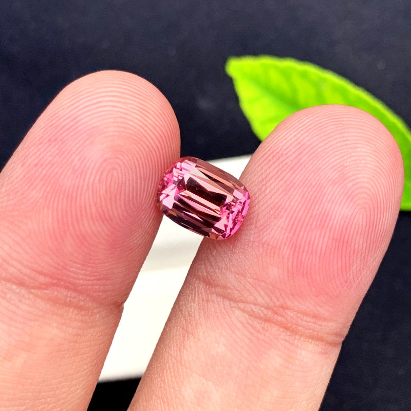 Pink Tourmaline Stone For Ring Making, Faceted Tourmaline Loose Gemstone, Flawless Tourmaline Gemstone, Loose Tourmaline Ring Stone, 3.15 CT