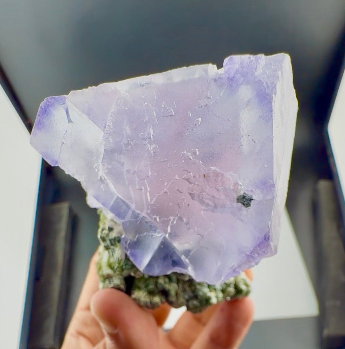 Fluorite on matrix from Afghanistan, 378 gram