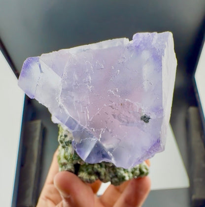 Fluorite on matrix from Afghanistan, 378 gram