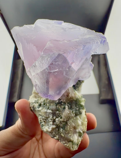 Fluorite on matrix from Afghanistan, 378 gram