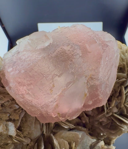 Pink Fluorite with Mica from Pakistan, 1619 gram