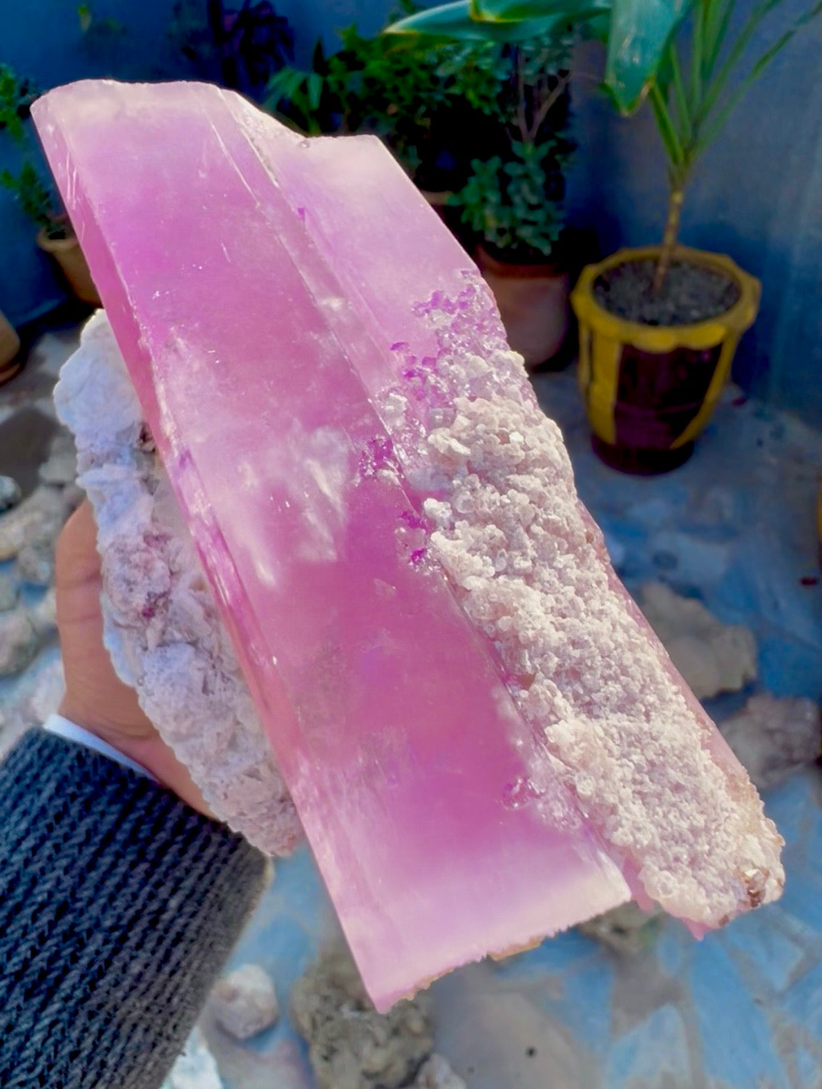 Spodumene var Kunzite with Cleavlandite Albite from Afghanistan, 1231 gram