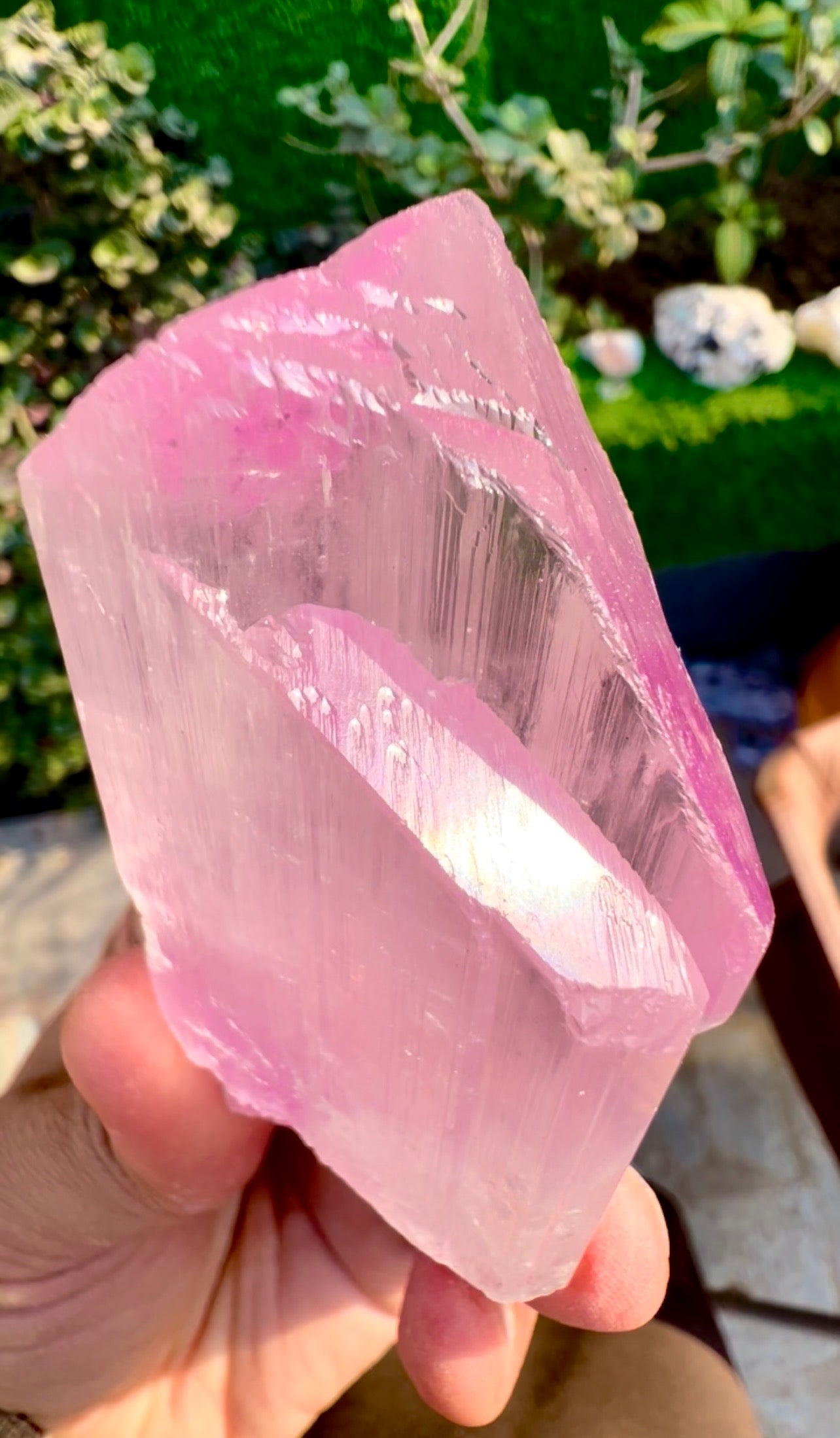 Pink Kunzite Crystal from Afghanistan, 160 gram