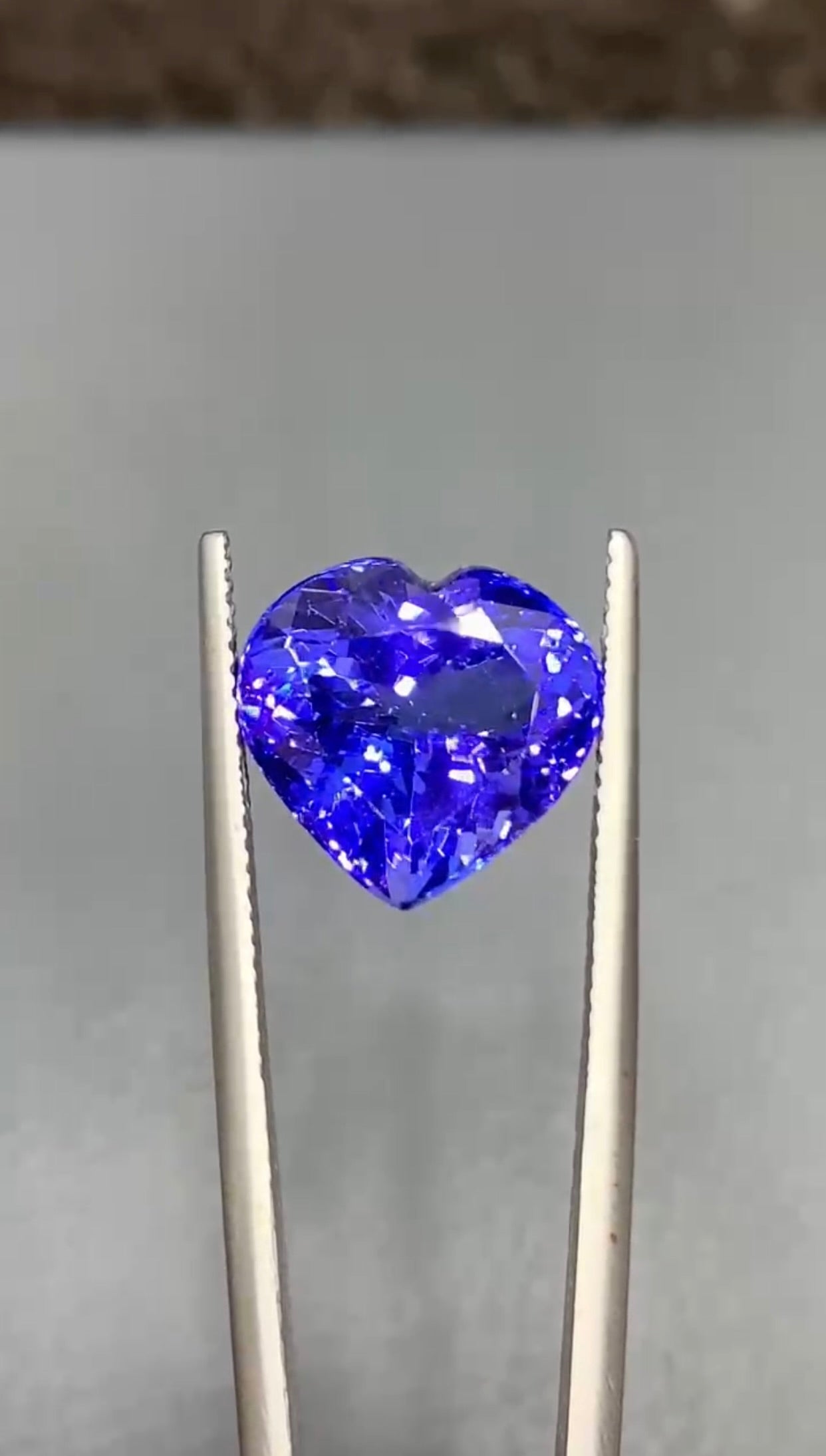 Tanzanite Gemstone, Flawless Loupe Clean, Tanzanite Loose Stone, Tanzanite Jewelry, Perfect Heart Shape Tanzanite Stone, 11.88 cts