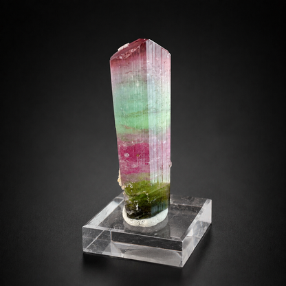 Multicolor Tourmaline Crystal from Paprok Afghanistan, 54 gram