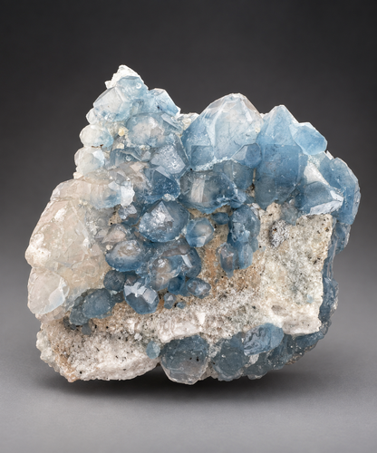 Indicolite Blue Quartz Crystal From Afghanistan - 28 Grams