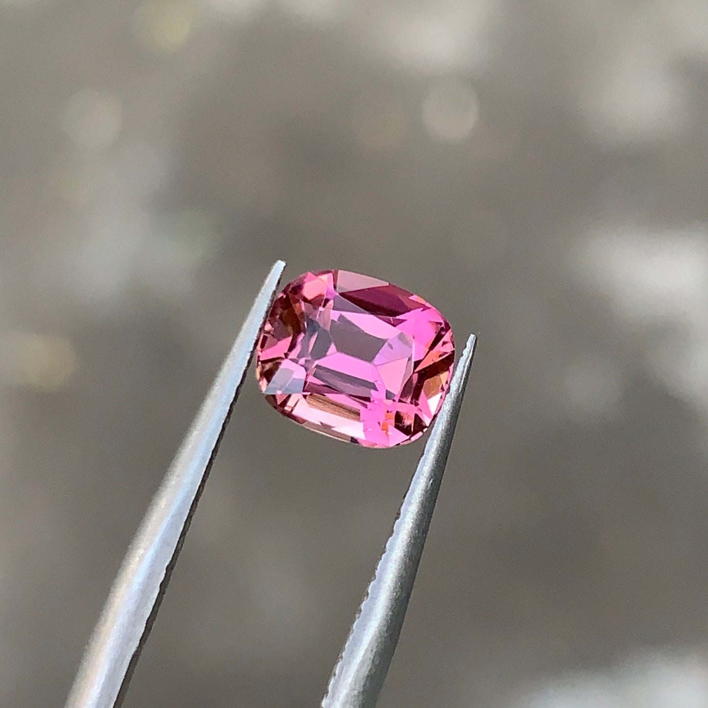 Afghan pink elbaite tourmaline gemstone natural color