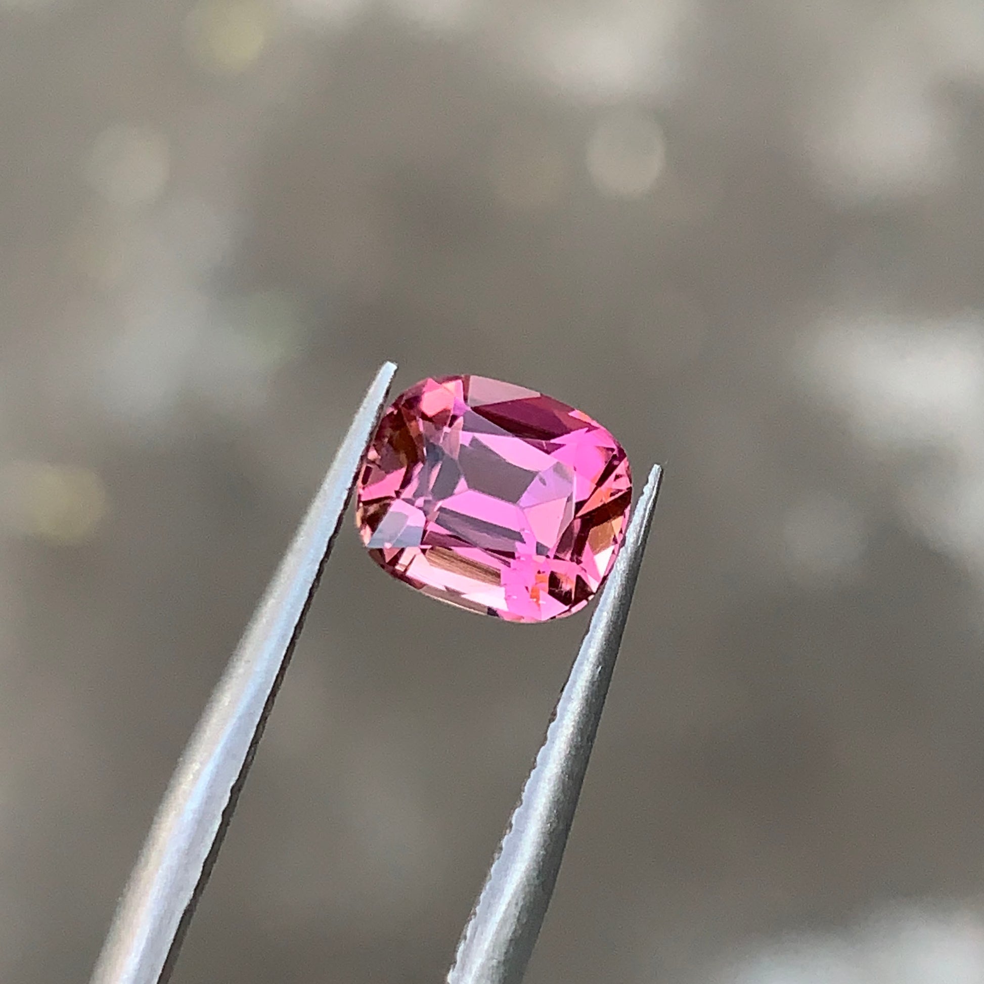 Afghan pink elbaite tourmaline gemstone natural color