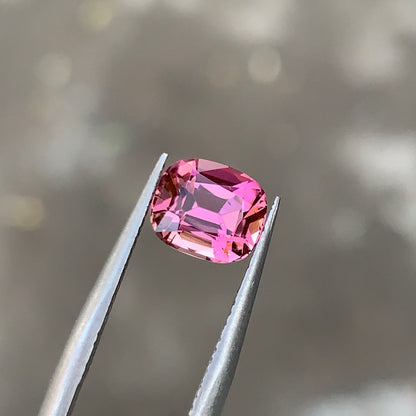 Afghan pink elbaite tourmaline gemstone natural color