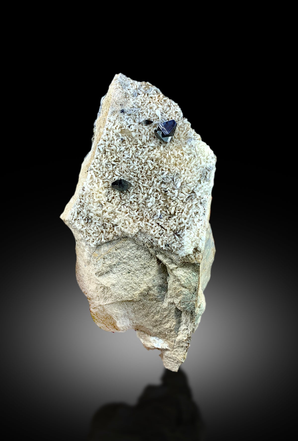 Anatase specimen dimensions 155 by 80 by 55 mm
Anatase crystal cluster back angle view