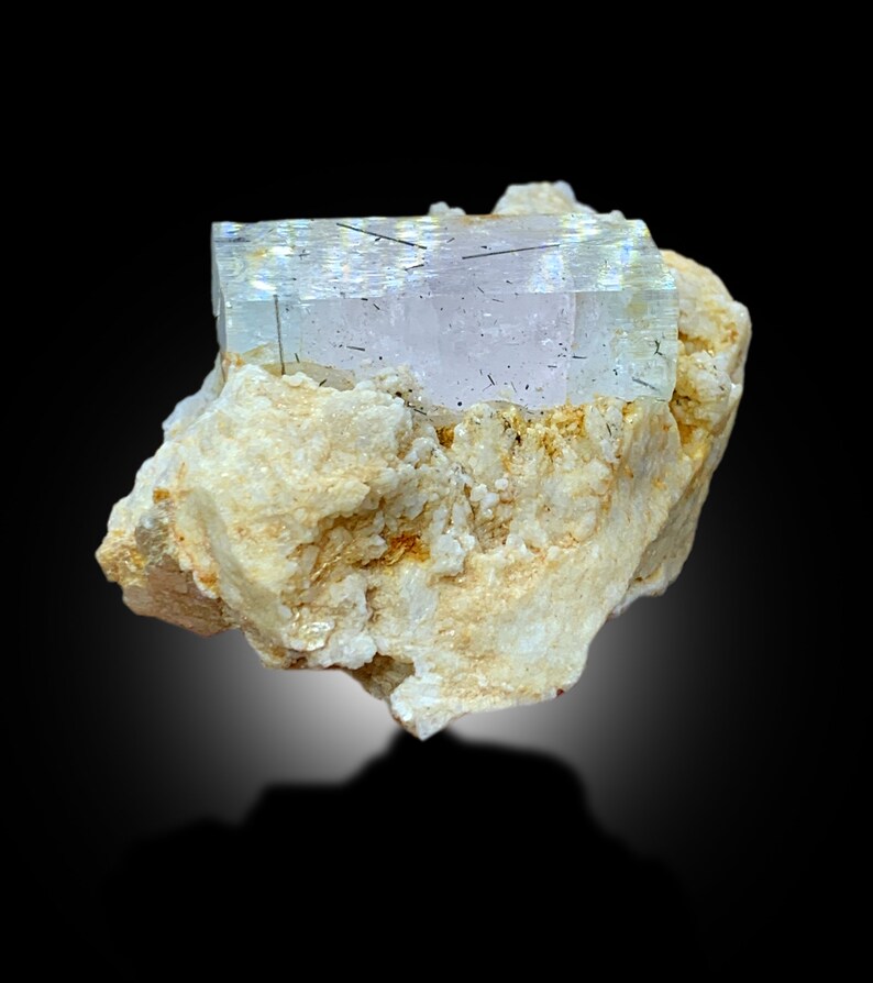 Double terminated AquaMorganite crystal both ends natural faces
Natural pink blue AquaMorganite crystal close-up color zones
AquaMorganite from Skardu Pakistan 68x43mm
Rare bi-color beryl double termination collector specimen
AquaMorganite crystal natural pink and blue color detail
Double terminated beryl crystal free of damage
