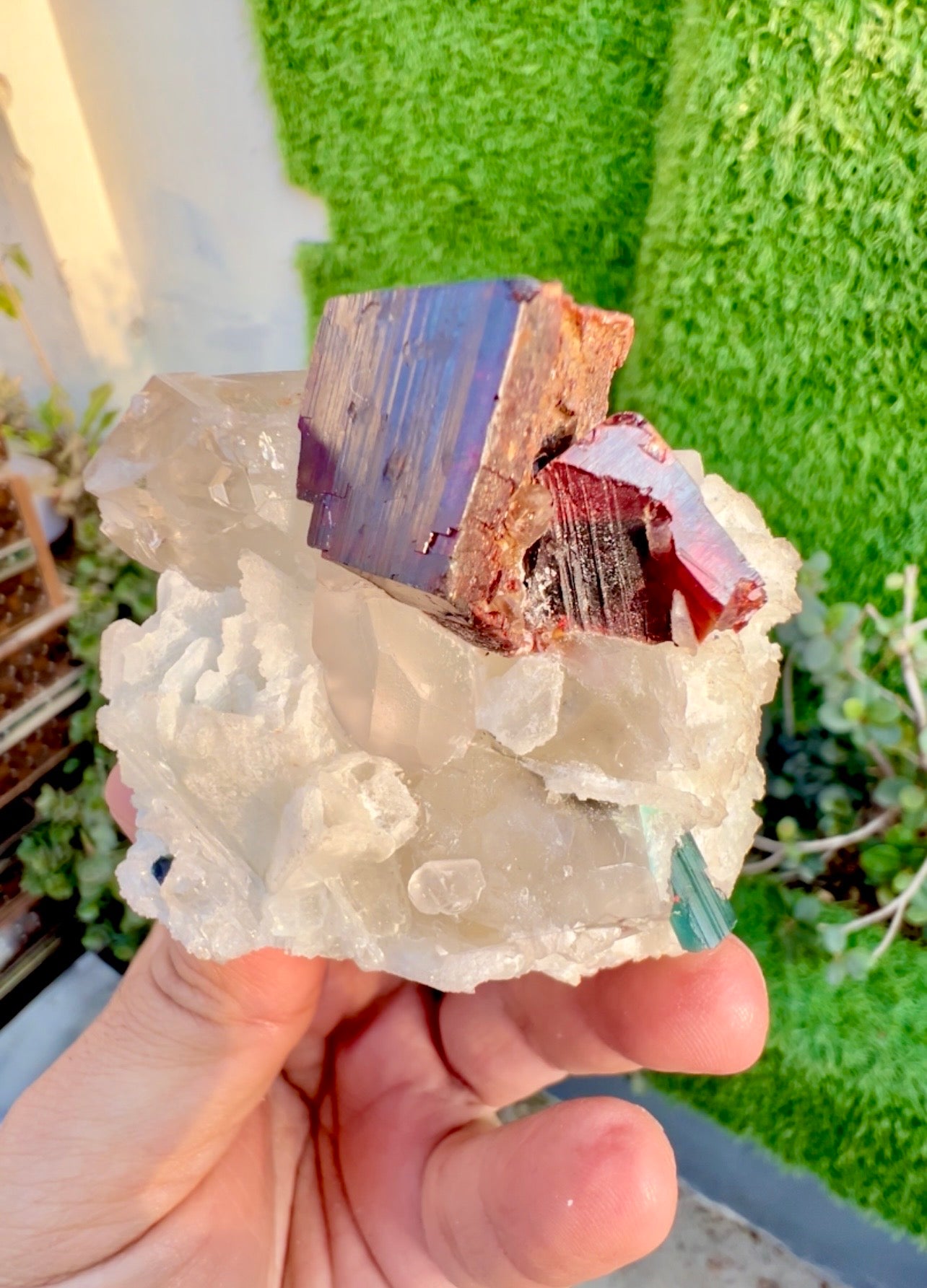 Tantalite, Indicolite Tourmaline, Morganite, Quartz and albite from Afghanistan, 244 gram