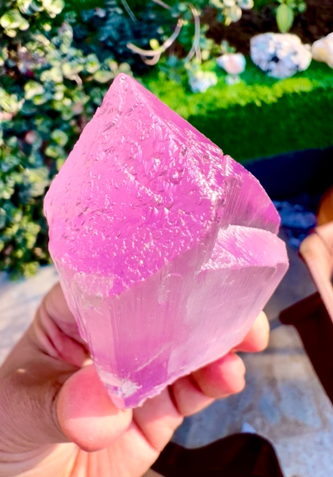 Pink Kunzite Crystal from Afghanistan, 160 gram