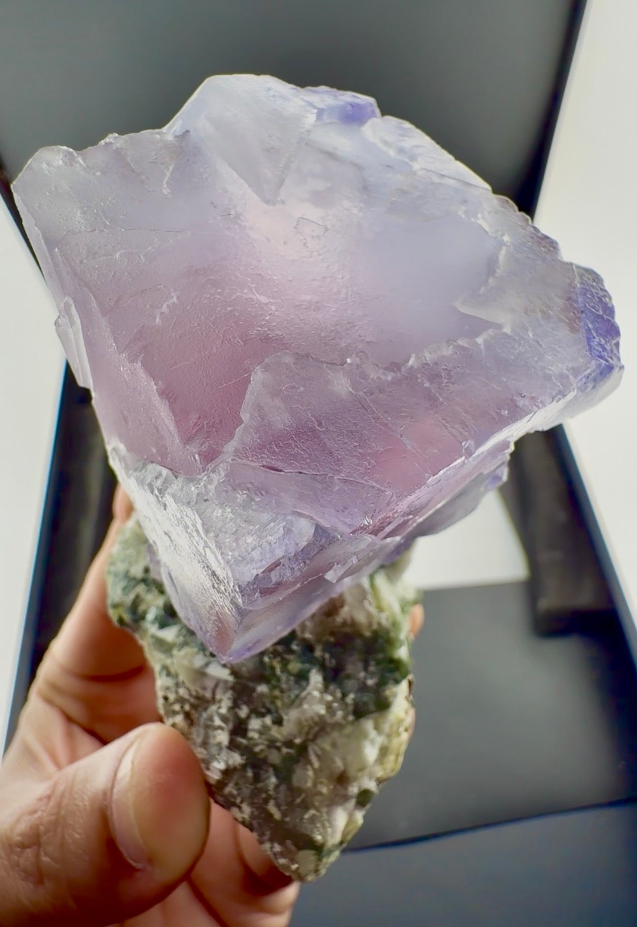 Fluorite on matrix from Afghanistan, 378 gram