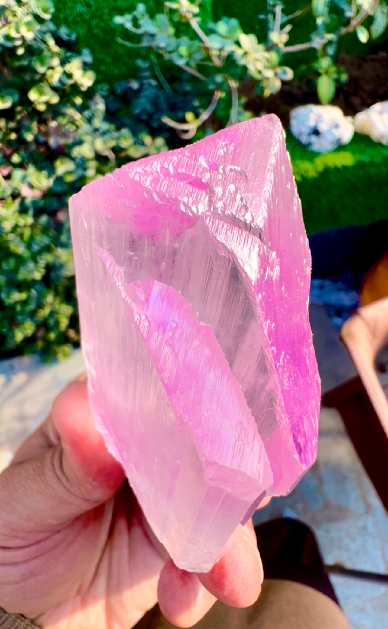 Pink Kunzite Crystal from Afghanistan, 160 gram