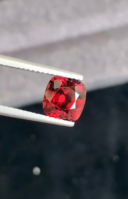 Vivid Red Spinel Gemstone, 2.05 carats From Burma