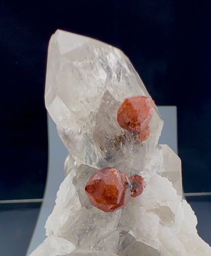 Spessartite Garnet Crystals with Quartz and Albite from Pakistan, 245 gram