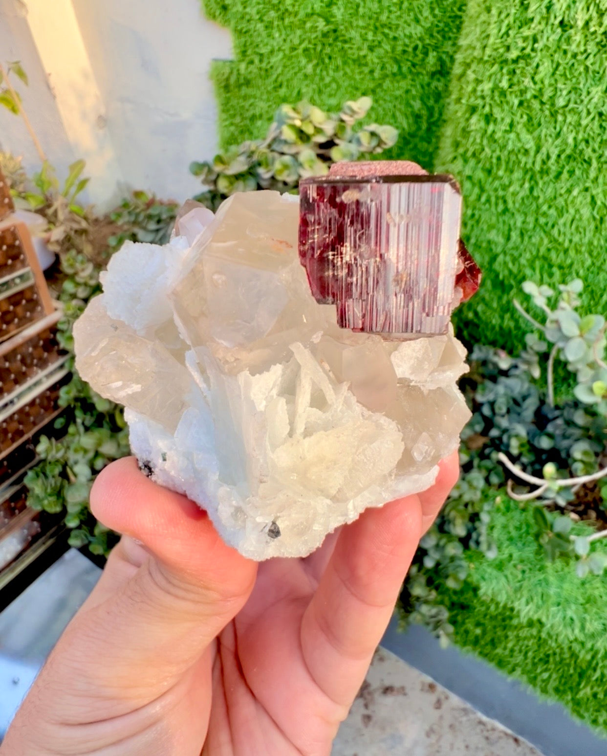 Tantalite, Indicolite Tourmaline, Morganite, Quartz and albite from Afghanistan, 244 gram