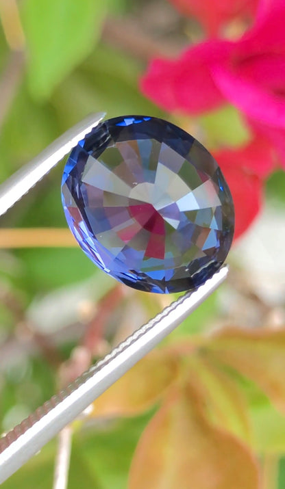 Certified Cobalt Spinel Gemstone 6.16 Carats